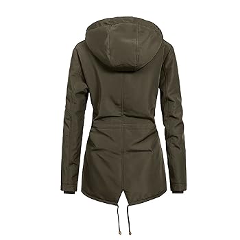 Amazon.com: cllios Fleece Lined Winter Jacket Women